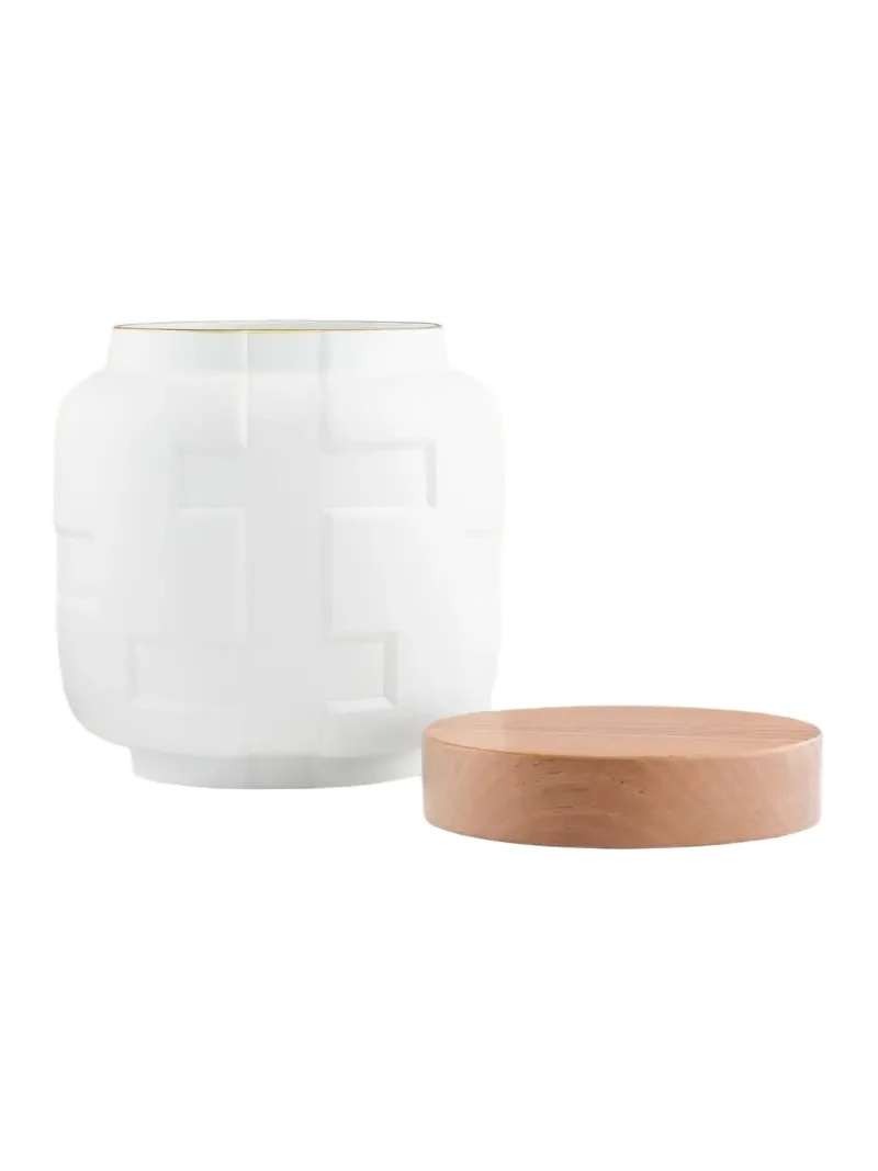 Officina Ultra Junction 7.9" Vase with Lid