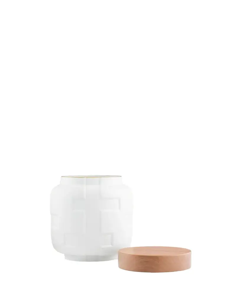 Officina Ultra Junction 7.9" Vase with Lid Officina Ultra Junction 7.9" Vase with Lid