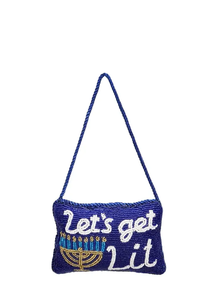 Sudha Pennathur Let's Get Lit Menorah Doorknocker