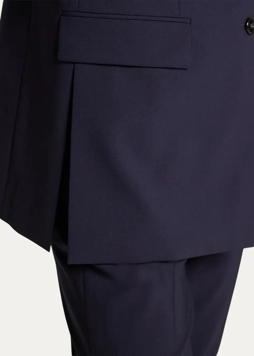 Theory Collarless V-Neck Blazer | Thumbnail 4 Theory Collarless V-Neck Blazer | Thumbnail 4