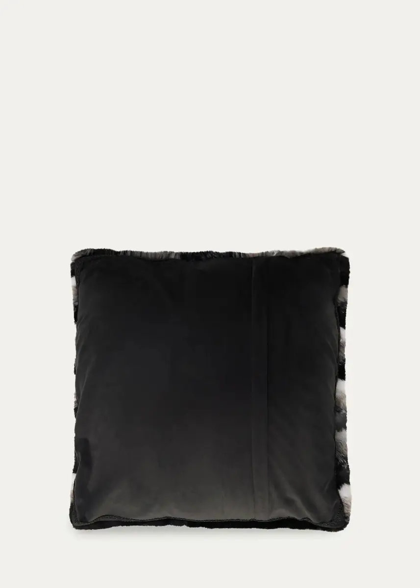 Lyla Grant Faux Chinchilla Pillow, 20" Square | Thumbnail 3 Lyla Grant Faux Chinchilla Pillow, 20" Square | Thumbnail 3