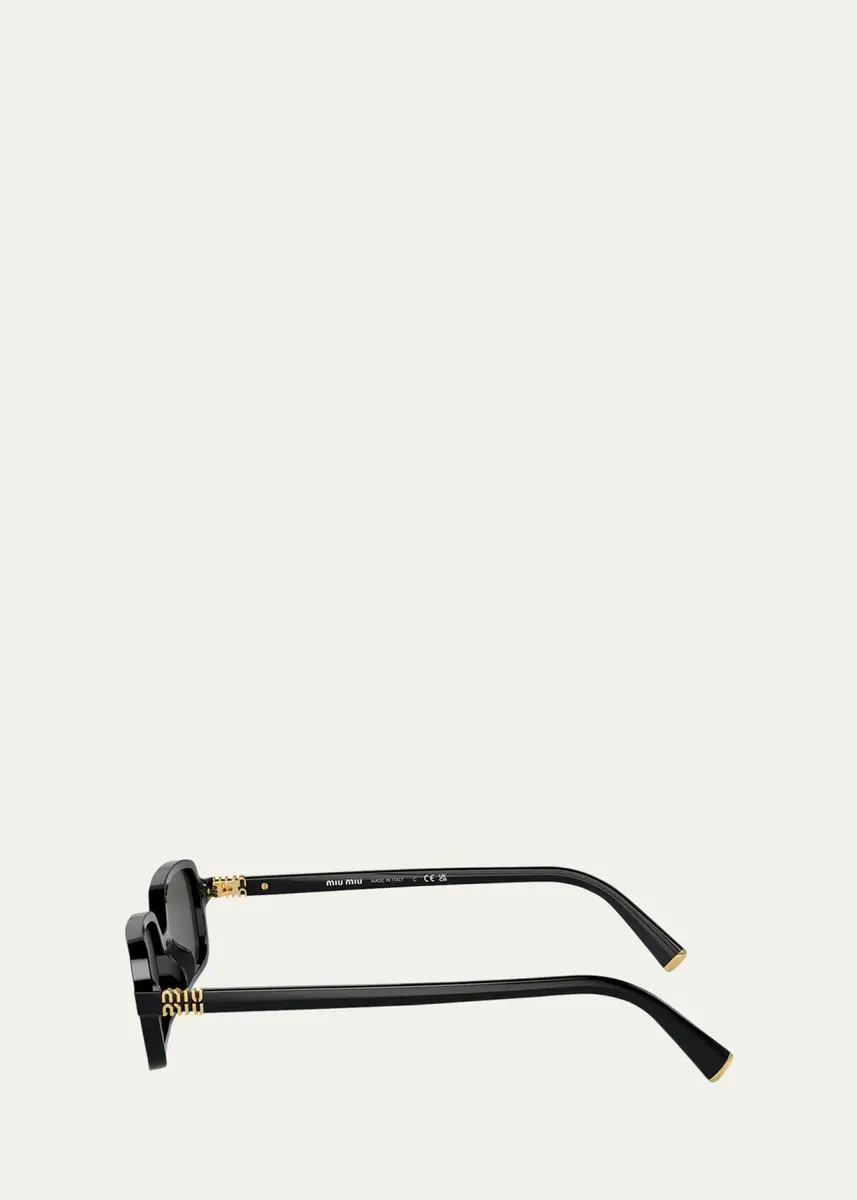 Miu Miu 11Zs Rectangular Sunglasses | Thumbnail 3 Miu Miu 11Zs Rectangular Sunglasses | Thumbnail 3