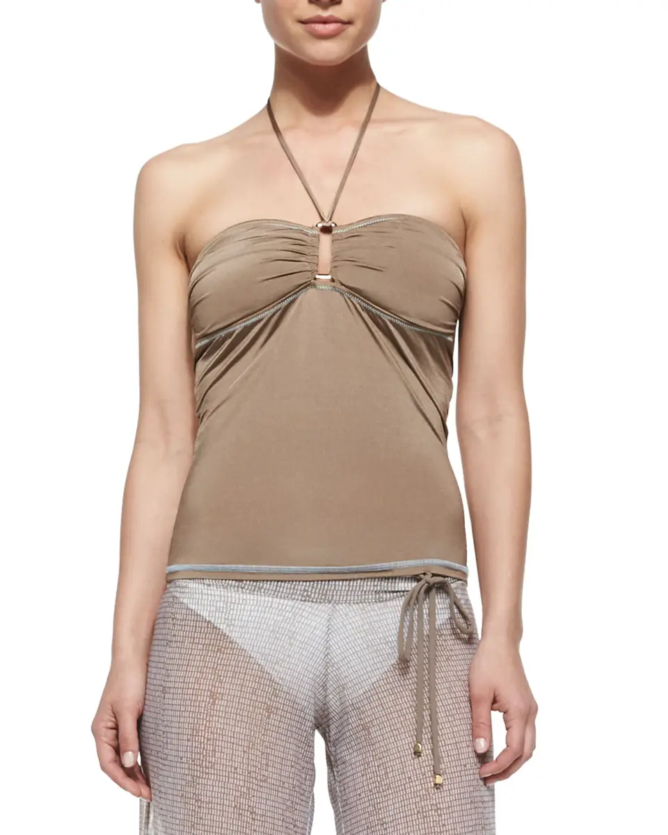 Aje Villa Tiered Ruffle Halter Top | Thumbnail 7 Aje Villa Tiered Ruffle Halter Top | Thumbnail 7