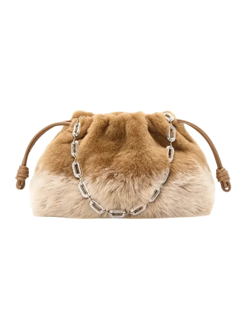 Flamenco Shearling Clutch Bag Flamenco Shearling Clutch Bag