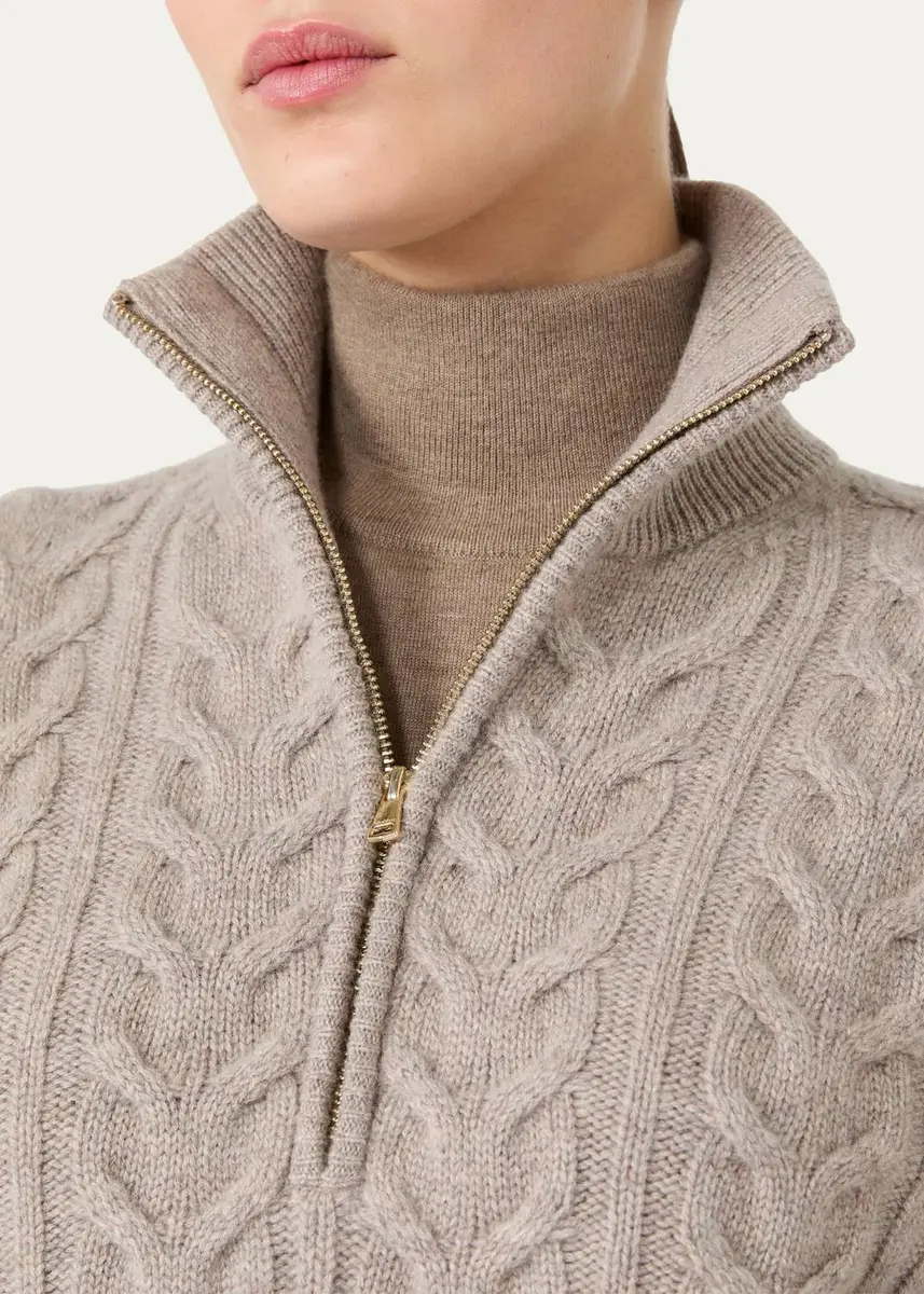 Max Mara Cable-Knit Cashmere Yarn Sweater | Thumbnail 5