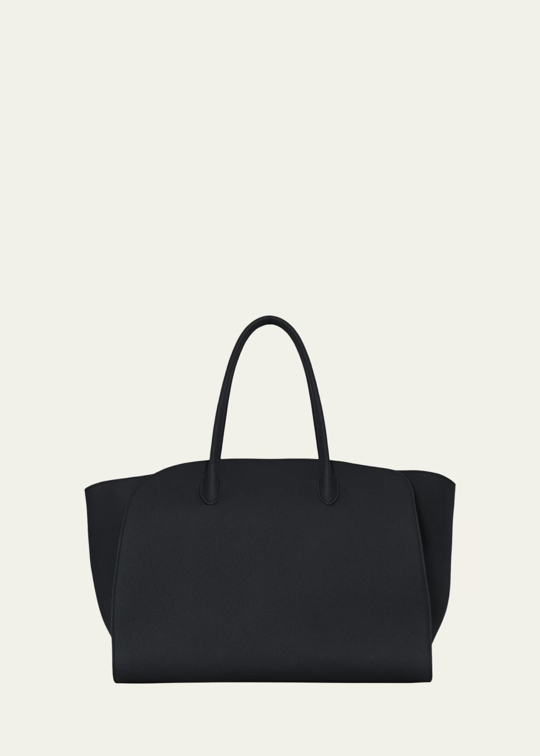 The Row Men's Marlo Saddle Leather Tote Bag