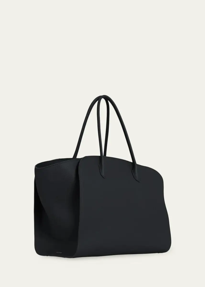 The Row Men's Marlo Saddle Leather Tote Bag | Thumbnail 2