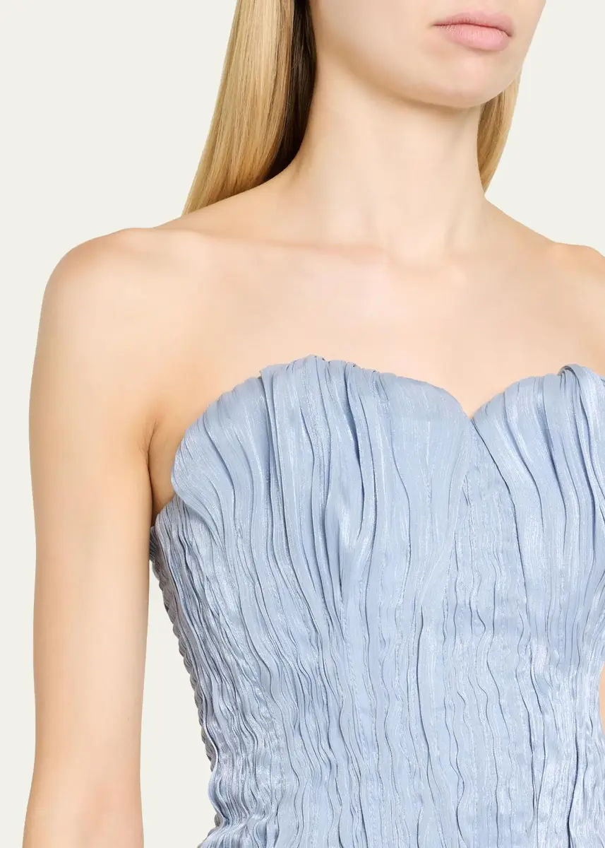 Aje Gleam Strapless Ruffle Gown | Thumbnail 5