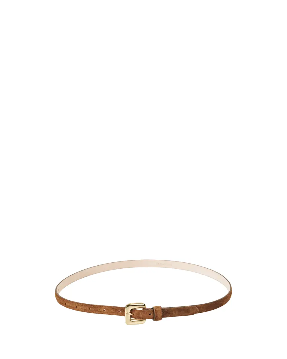 Déhanche Mara 24K Gold-Plated Suede Belt | Thumbnail 2 Déhanche Mara 24K Gold-Plated Suede Belt | Thumbnail 2