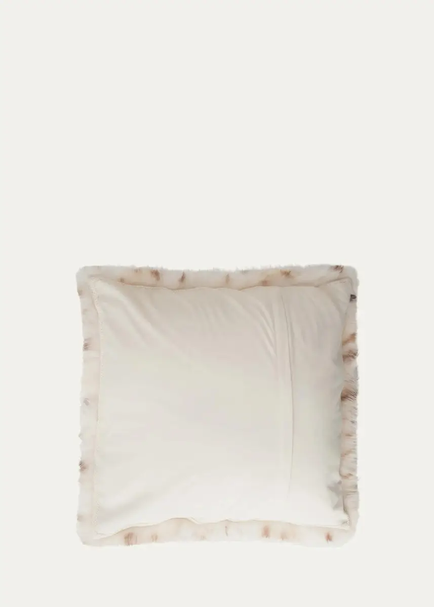 Lyla Grant Faux Lynx Pillow, 20" Square | Thumbnail 3 Lyla Grant Faux Lynx Pillow, 20" Square | Thumbnail 3