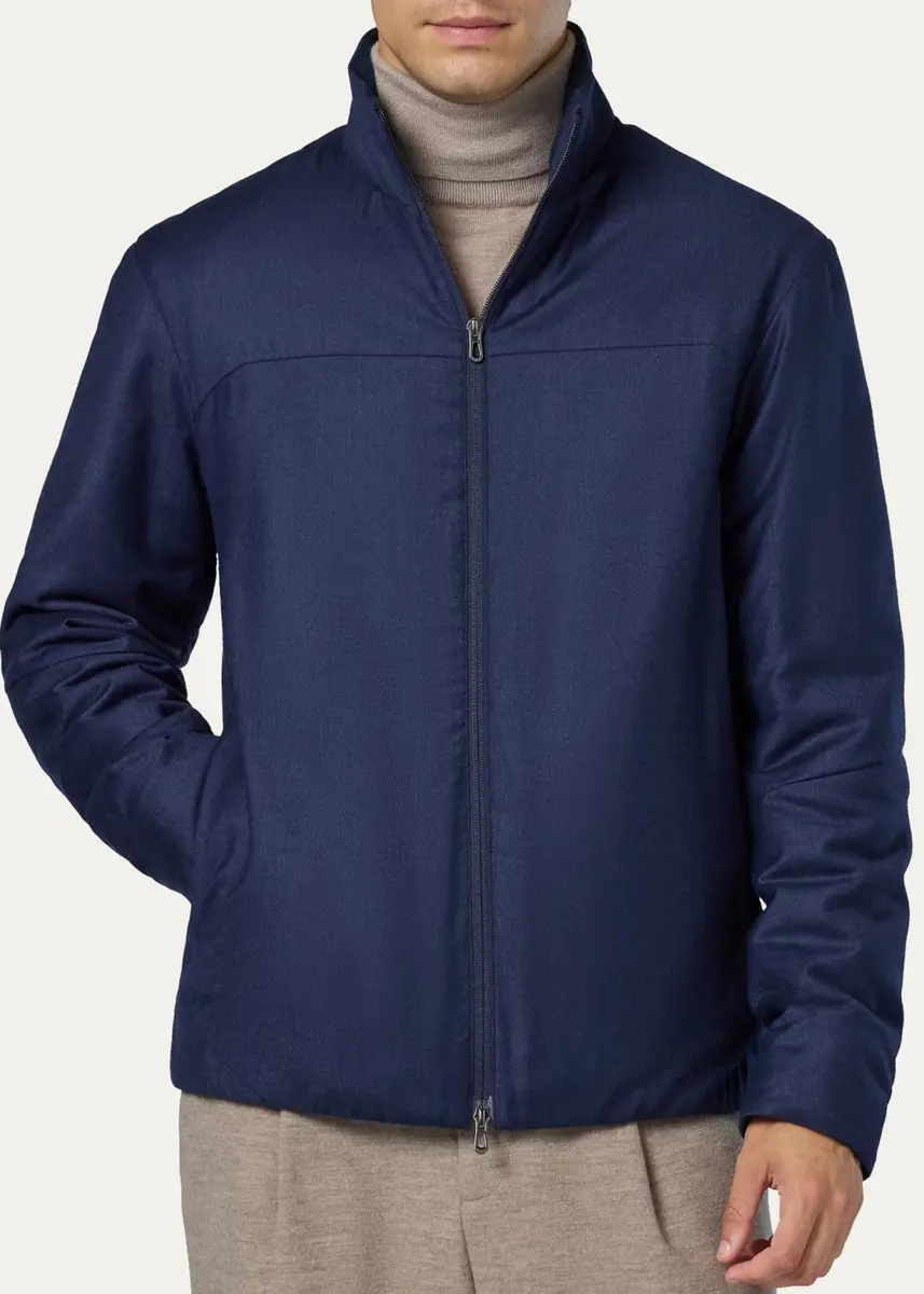 Sease Men's Stand Collar Full-Zip Jacket | Thumbnail 3