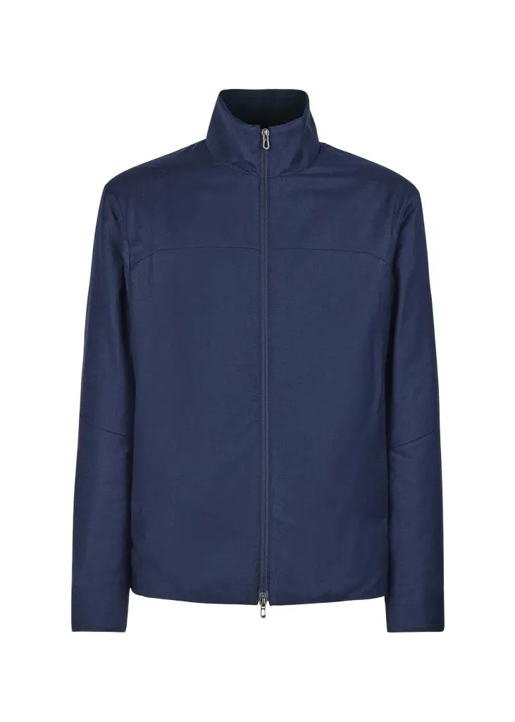 Sease Men's Stand Collar Full-Zip Jacket