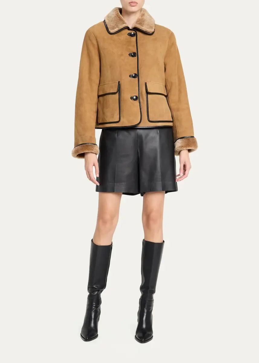 Fleurette Rowan Shearling Barn Jacket | Thumbnail 2