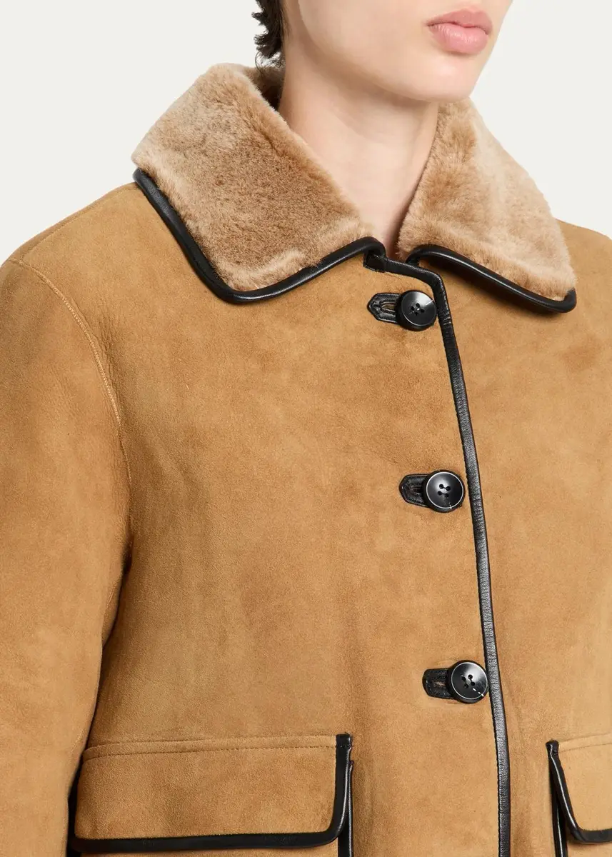Fleurette Rowan Shearling Barn Jacket | Thumbnail 5