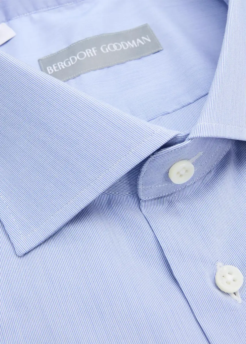 Bergdorf Goodman Men's Micro-Stripe Cotton Dress Shirt | Thumbnail 2 Bergdorf Goodman Men's Micro-Stripe Cotton Dress Shirt | Thumbnail 2