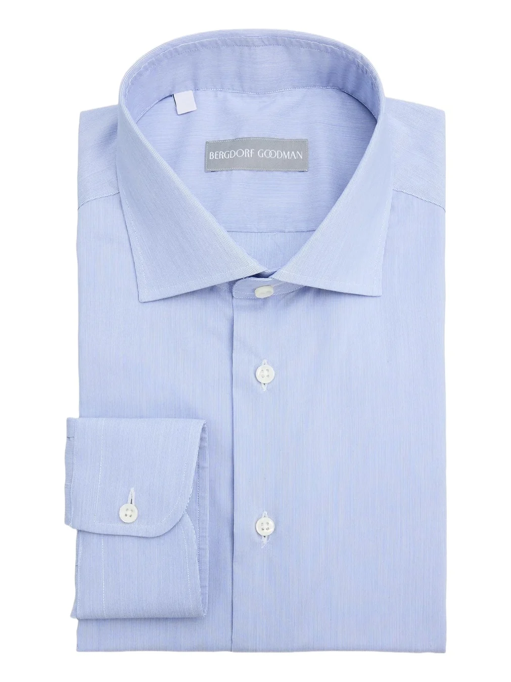 Bergdorf Goodman Men's Micro-Stripe Cotton Dress Shirt