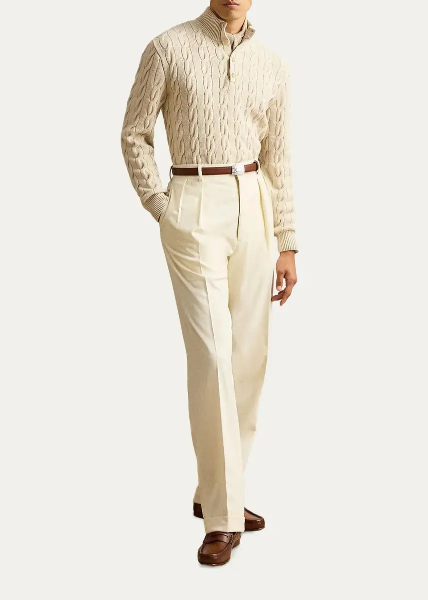 Ralph Lauren Purple Label Cable-Knit Cashmere Sweater | Thumbnail 2 Ralph Lauren Purple Label Cable-Knit Cashmere Sweater | Thumbnail 2
