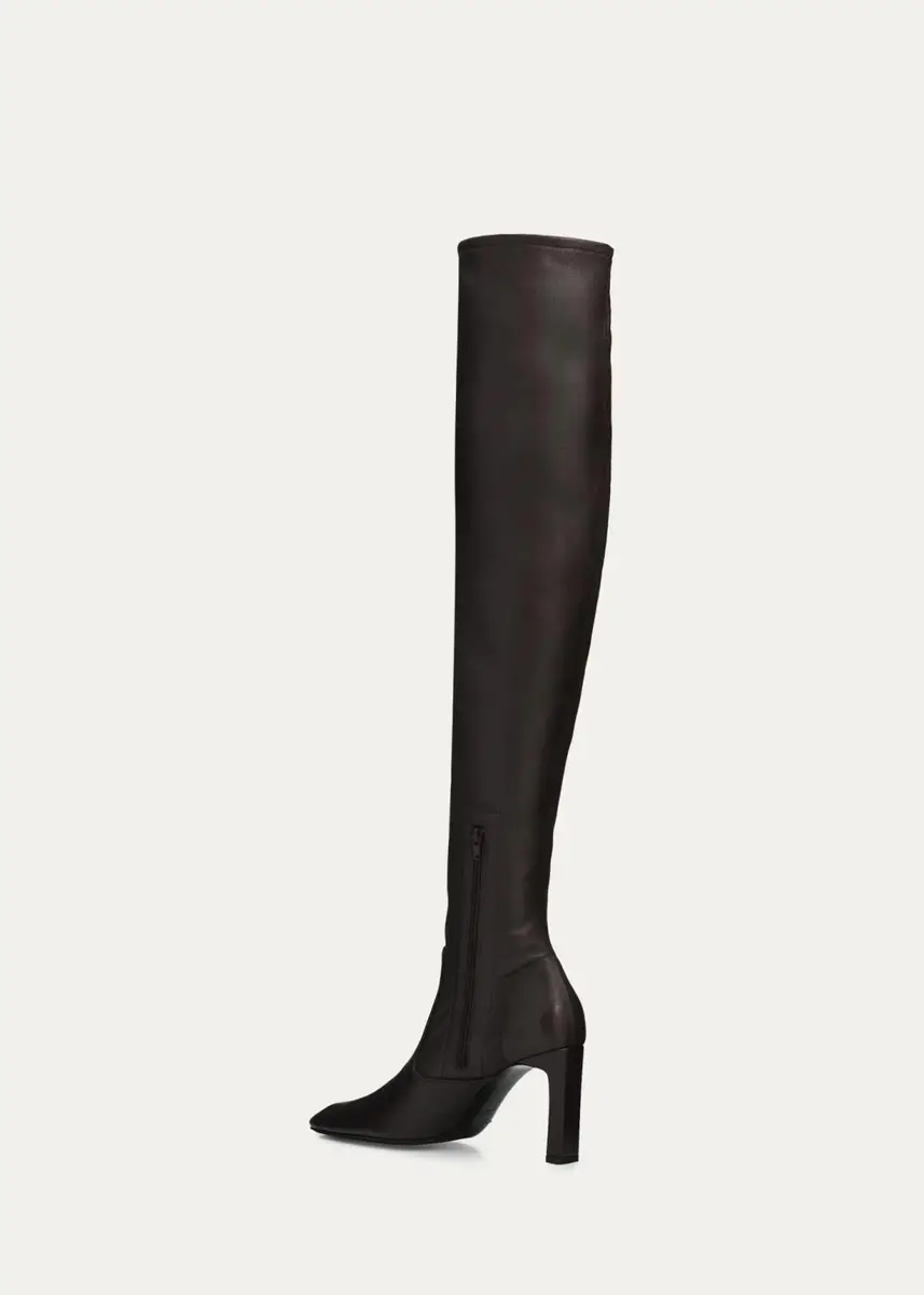 TOTEME 85MM Leather Over-The-Knee Boots | Thumbnail 4 TOTEME 85MM Leather Over-The-Knee Boots | Thumbnail 4
