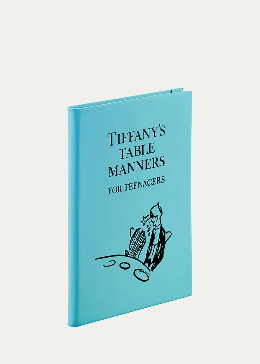 Graphic Image "Tiffany's Table Manners for Teenagers" Leather Bound Book | Thumbnail 2 Graphic Image "Tiffany's Table Manners for Teenagers" Leather Bound Book | Thumbnail 2