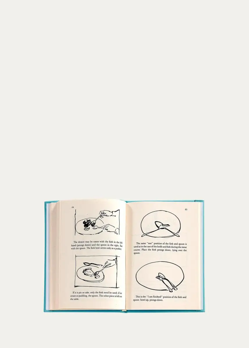 Graphic Image "Tiffany's Table Manners for Teenagers" Leather Bound Book | Thumbnail 5 Graphic Image "Tiffany's Table Manners for Teenagers" Leather Bound Book | Thumbnail 5