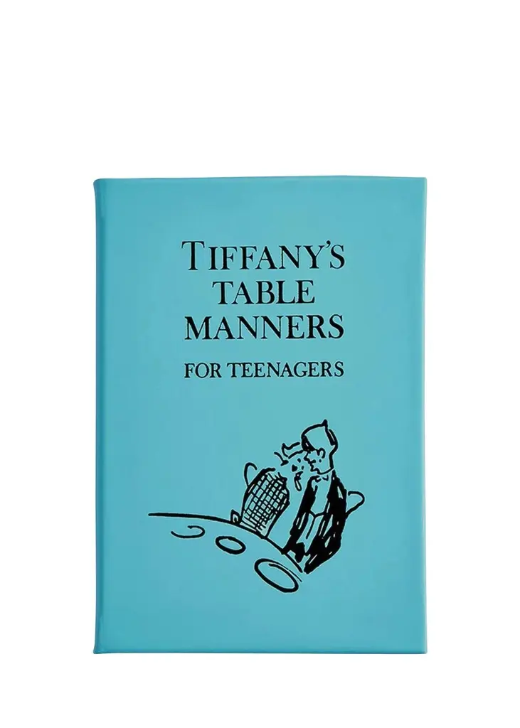 Graphic Image "Tiffany's Table Manners for Teenagers" Leather Bound Book