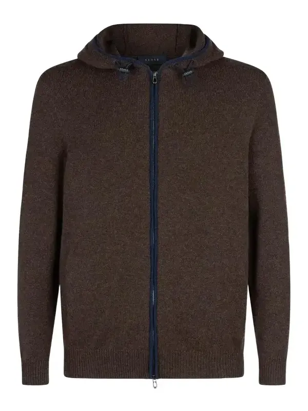 Sease Men's Waythree Cashmere Full-Zip Hoodie