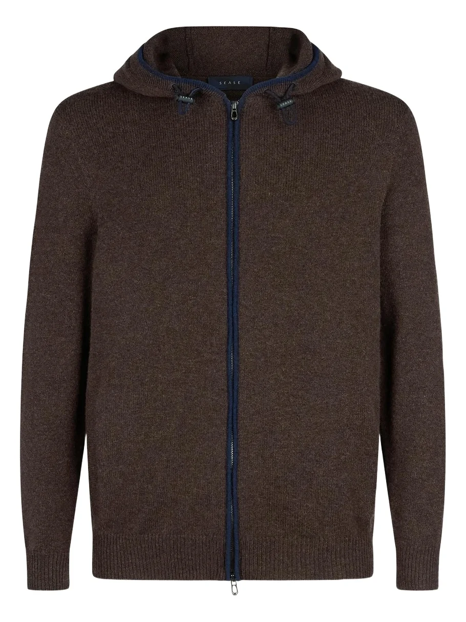 Men's Waythree Cashmere Full-Zip Hoodie