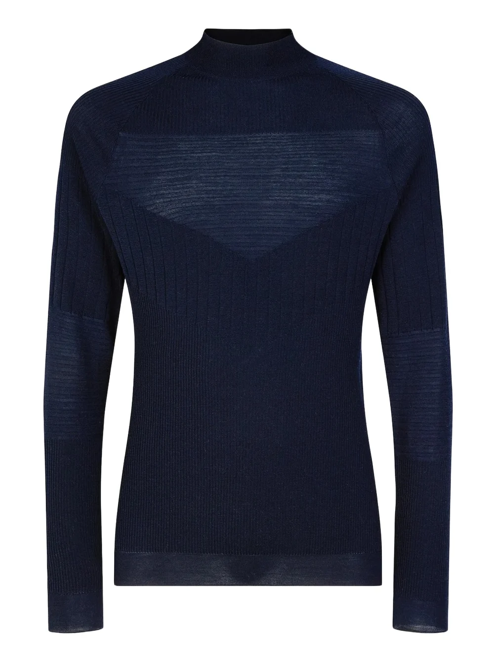 Men's Wool Multi-Stitch Mock Neck Sweater Men's Wool Multi-Stitch Mock Neck Sweater
