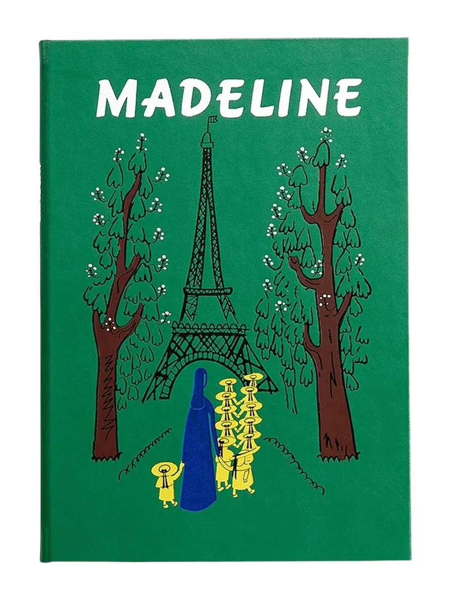 Graphic Image "Madeline" Vegan Leather-Bound Book by Ludwig Bemelmans