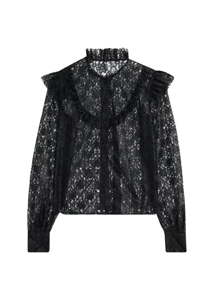 Floral Lace Sheer Top Floral Lace Sheer Top