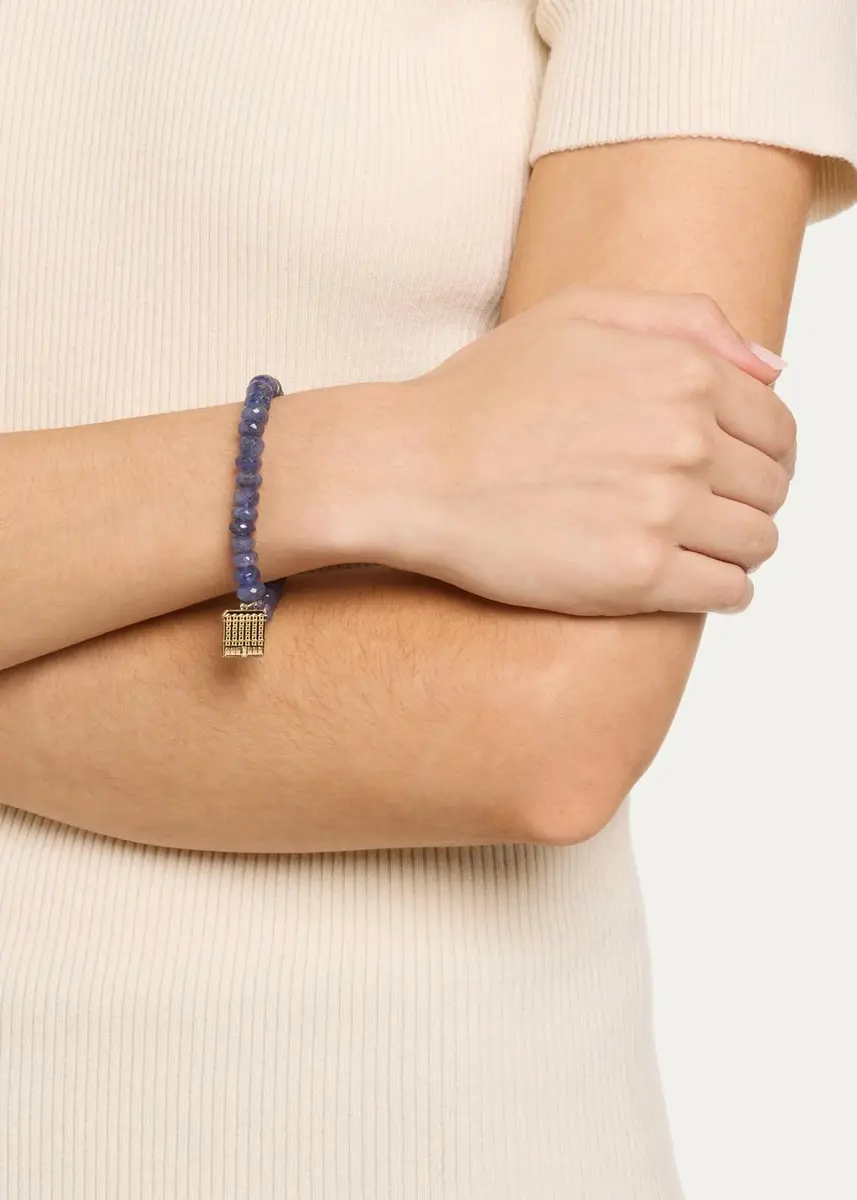Sydney Evan 14K Diamond Bergdorf Goodman Anniversary Bracelet with Tanzanite | Thumbnail 2 Sydney Evan 14K Diamond Bergdorf Goodman Anniversary Bracelet with Tanzanite | Thumbnail 2