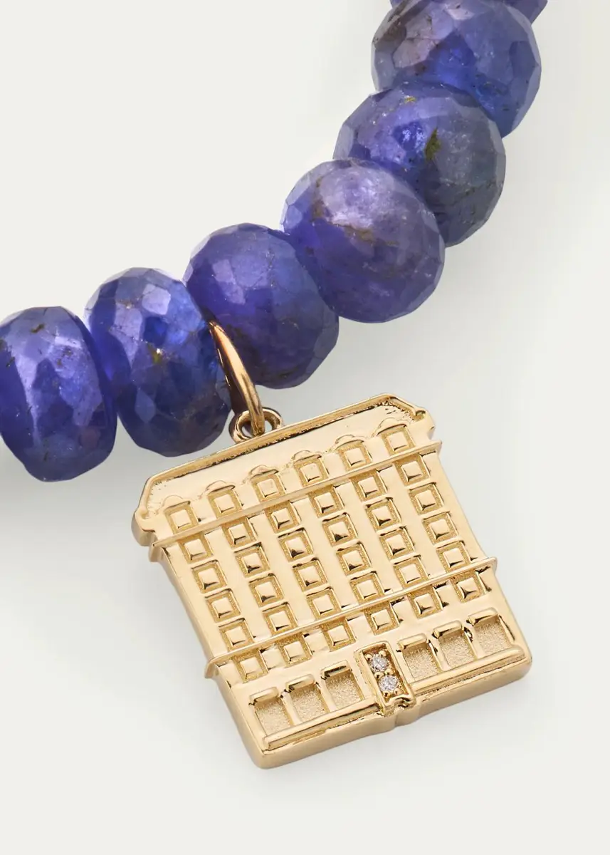 Sydney Evan 14K Diamond Bergdorf Goodman Anniversary Bracelet with Tanzanite | Thumbnail 3 Sydney Evan 14K Diamond Bergdorf Goodman Anniversary Bracelet with Tanzanite | Thumbnail 3