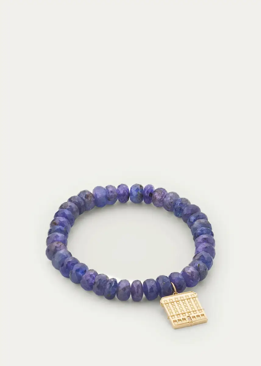 Sydney Evan 14K Diamond Bergdorf Goodman Anniversary Bracelet with Tanzanite | Thumbnail 4 Sydney Evan 14K Diamond Bergdorf Goodman Anniversary Bracelet with Tanzanite | Thumbnail 4