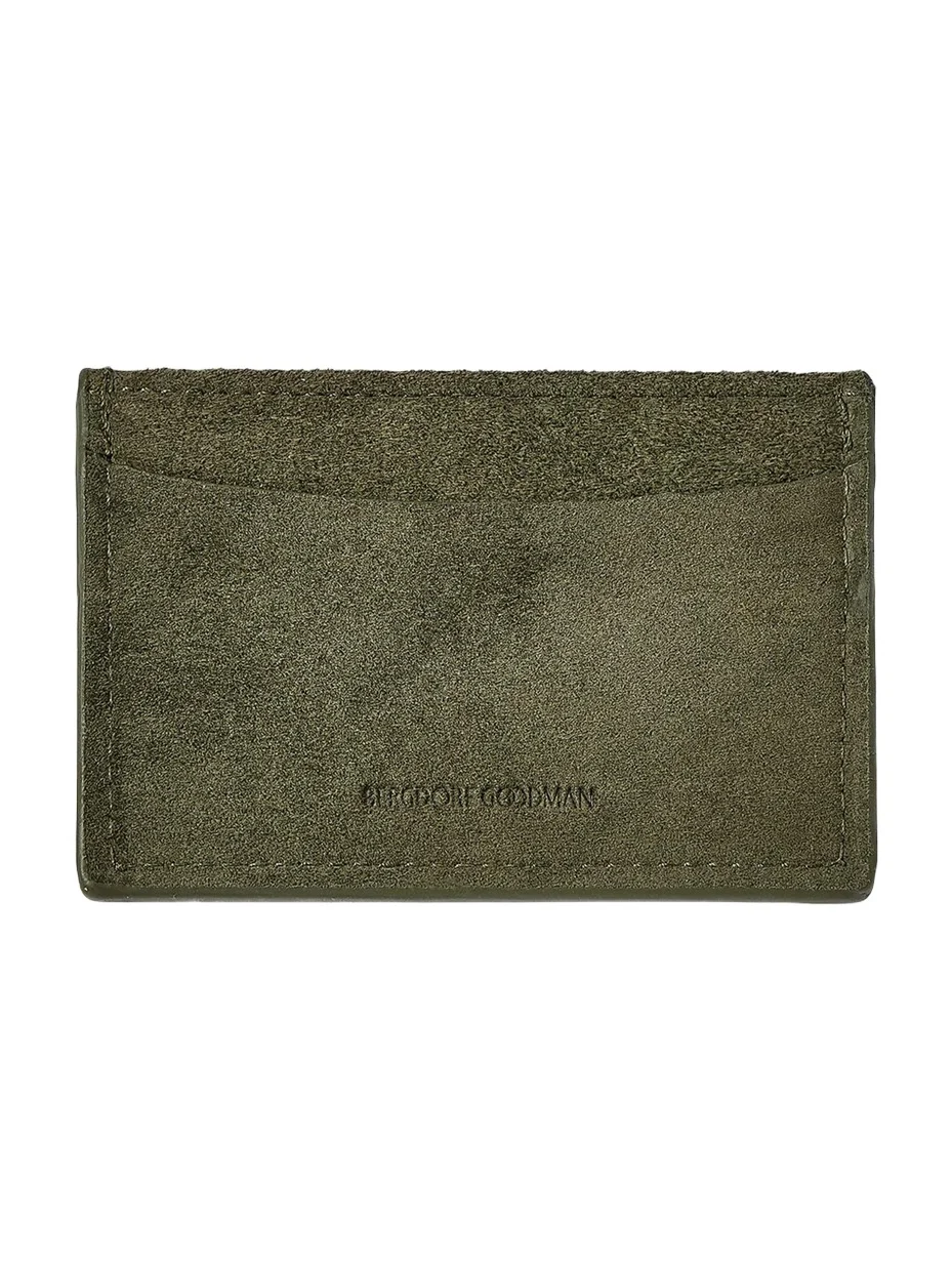 Graphic Image Slim Suede Card Case