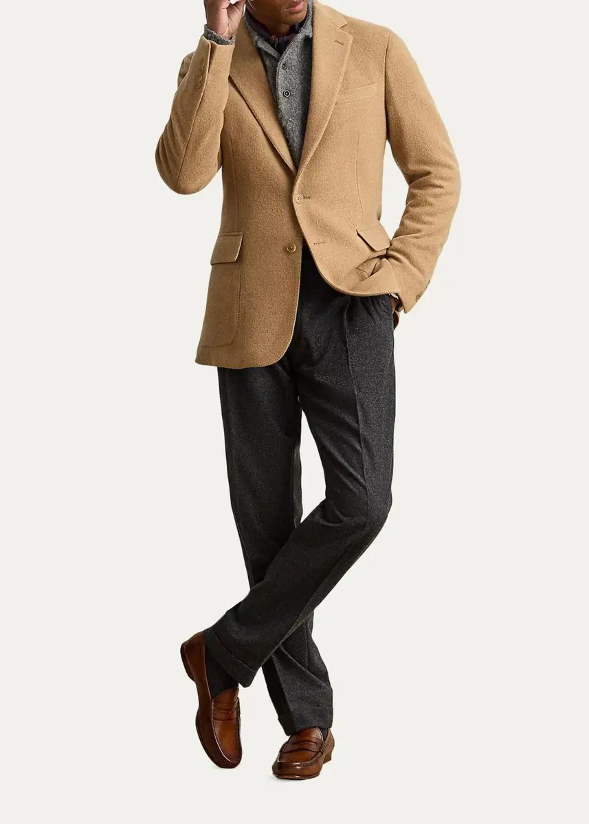 Ralph Lauren Purple Label Men's Hadley Hand-Tailored Sport Coat | Thumbnail 2