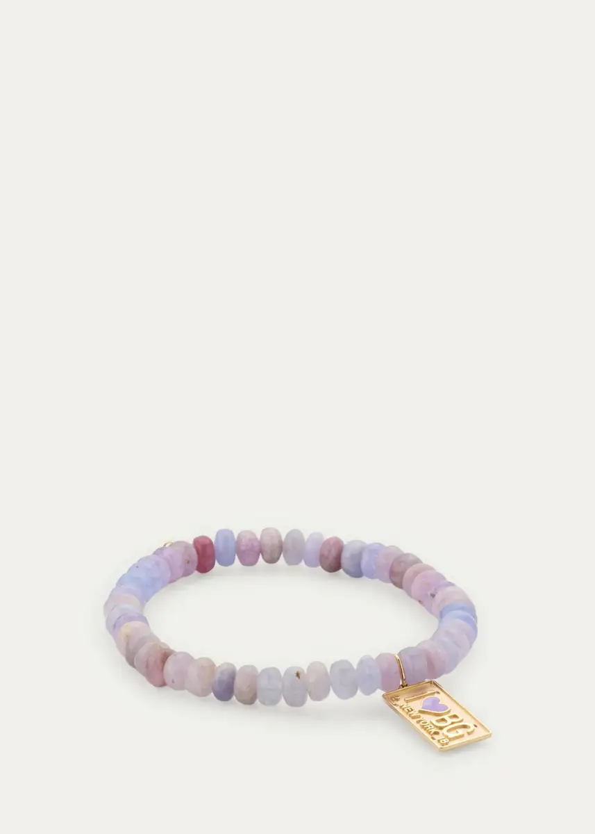 Sydney Evan 14K Heart Bergdorf Goodman Bracelet with Hackmanite | Thumbnail 4 Sydney Evan 14K Heart Bergdorf Goodman Bracelet with Hackmanite | Thumbnail 4