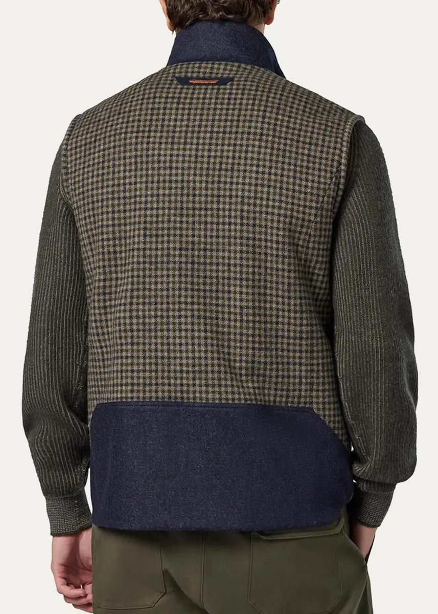 Sease Men's Reversible Wool Full-Zip Vest | Thumbnail 2