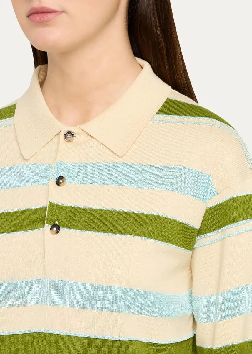JW Anderson Rugby Knit Polo Shirt | Thumbnail 5 JW Anderson Rugby Knit Polo Shirt | Thumbnail 5