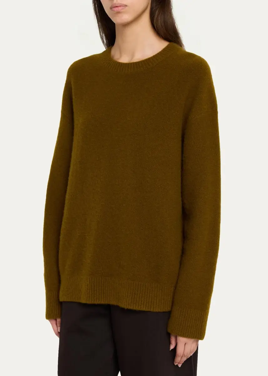 Vince Boiled Cashmere Crewneck Sweater | Thumbnail 8 Vince Boiled Cashmere Crewneck Sweater | Thumbnail 8
