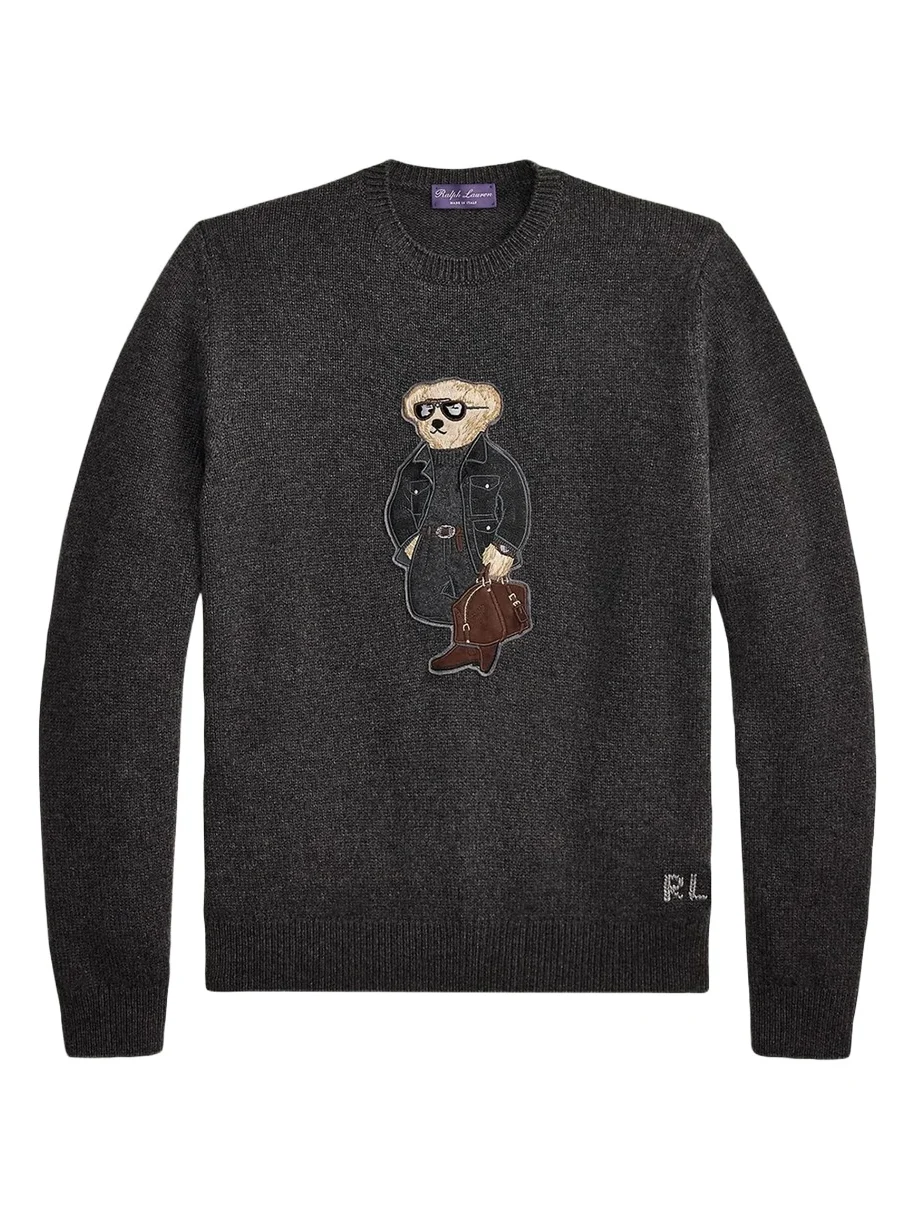 Ralph Lauren Purple Label Men's Polo Bear Cashmere Sweater