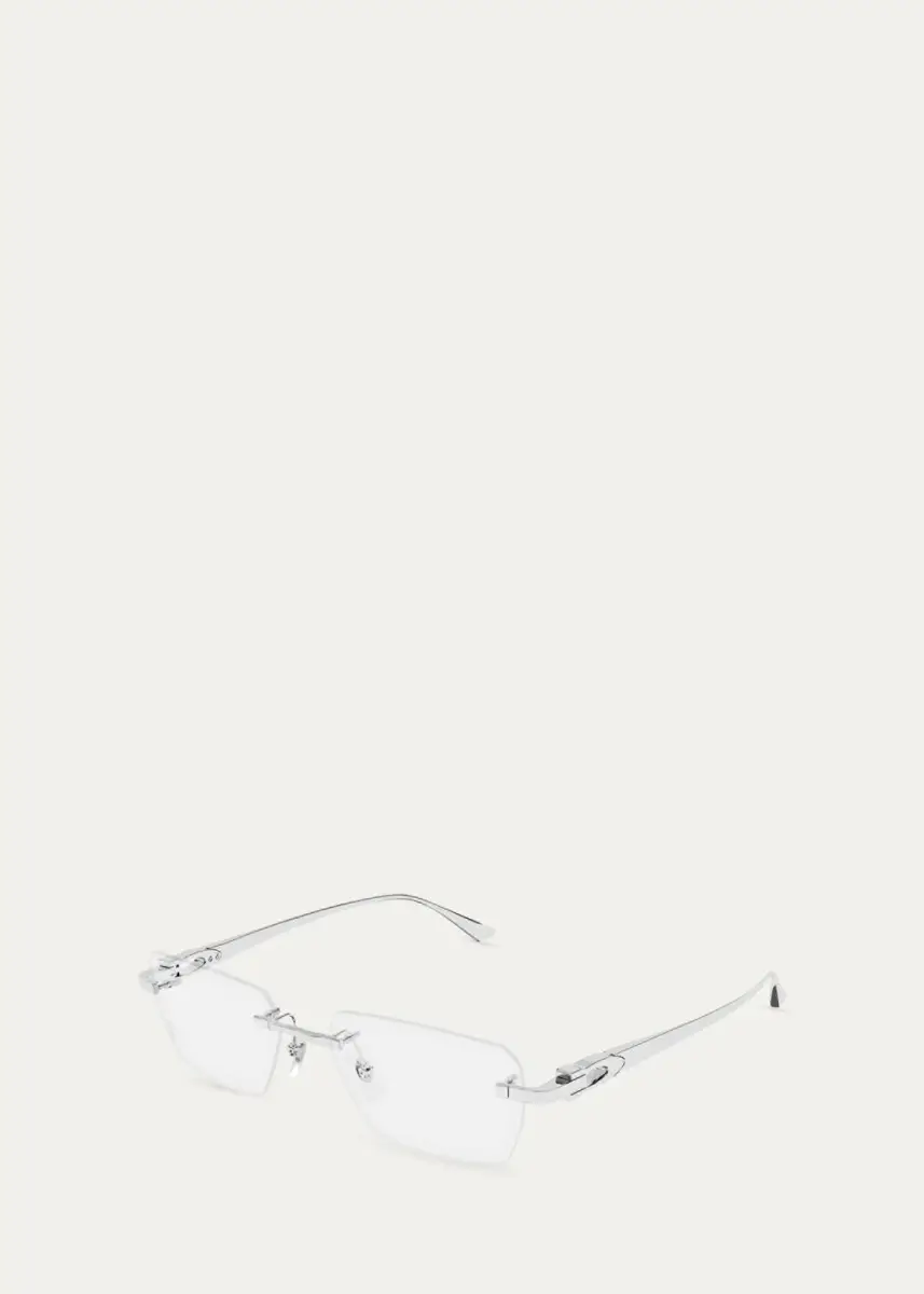 Cartier Men's Rimless Rectangle Sunglasses | Thumbnail 2 Cartier Men's Rimless Rectangle Sunglasses | Thumbnail 2
