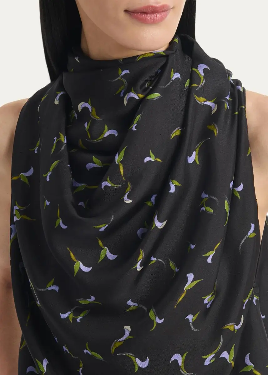 Altuzarra Sleary Sleeveless Silk Twill Cowl-Neck Top | Thumbnail 5 Altuzarra Sleary Sleeveless Silk Twill Cowl-Neck Top | Thumbnail 5
