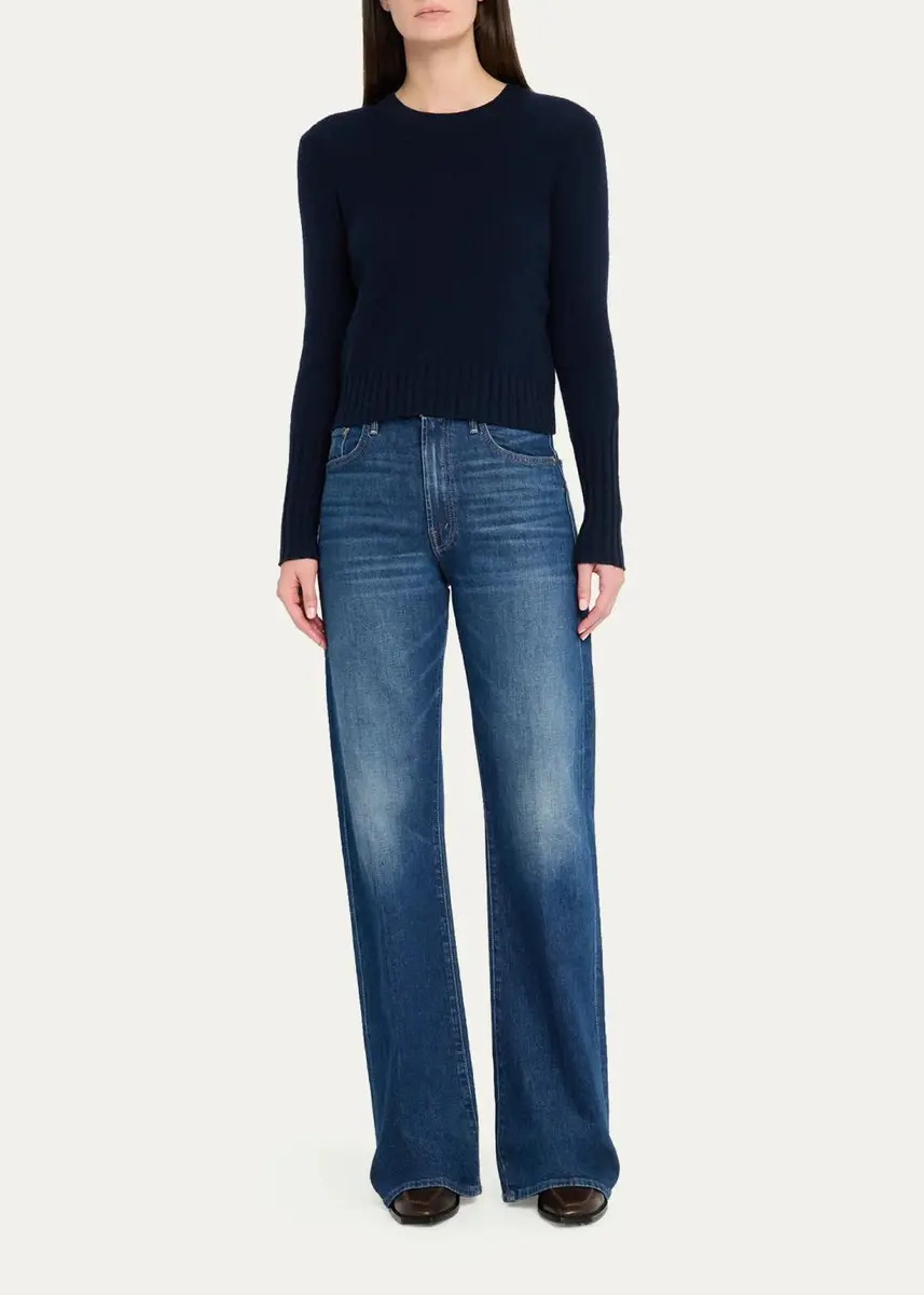 Guest In Residence Western Striped Wool-Cashmere Knit Pants | Thumbnail 2
