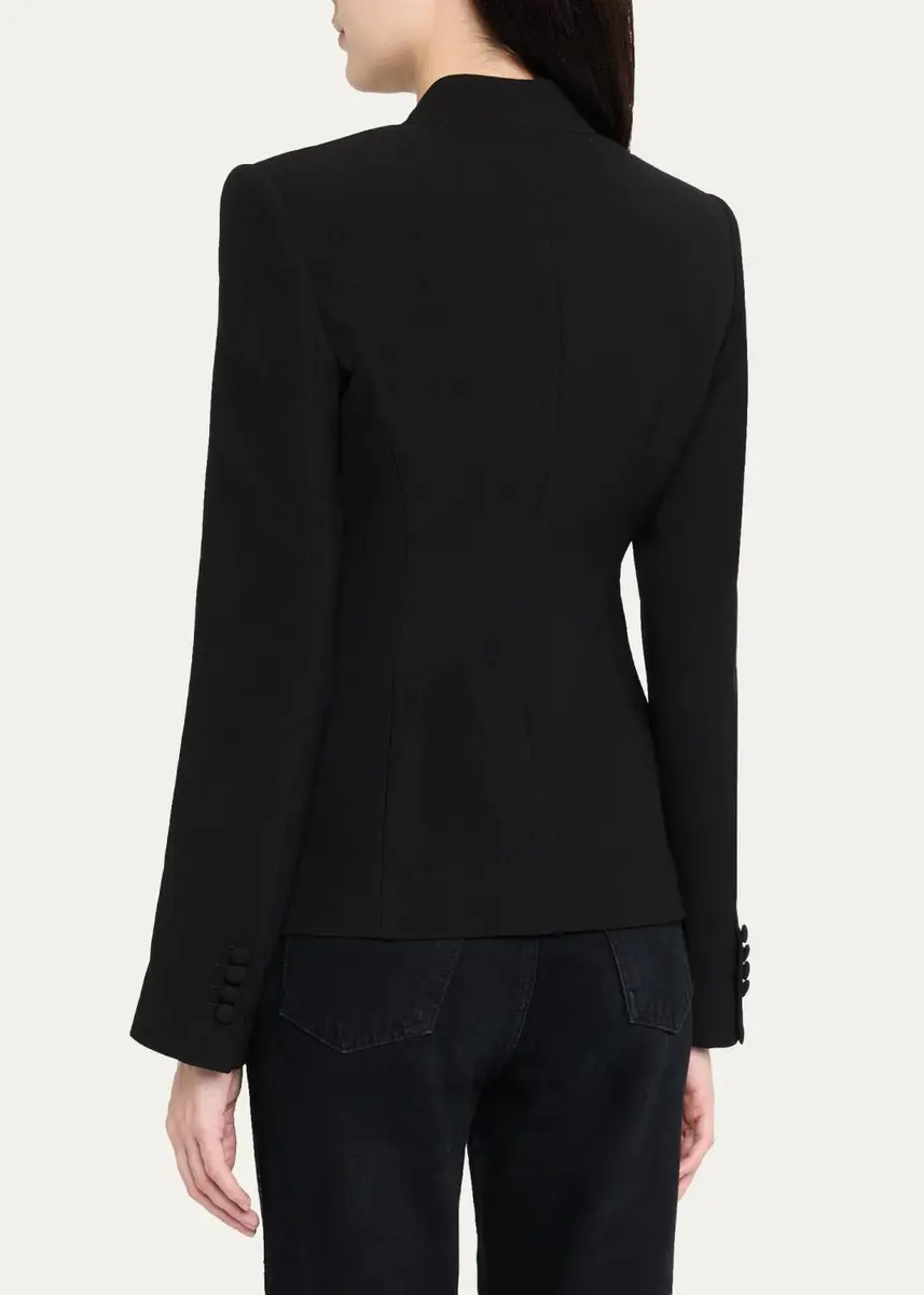 Ronny Kobo Alec Slim Crepe Jacket | Thumbnail 3