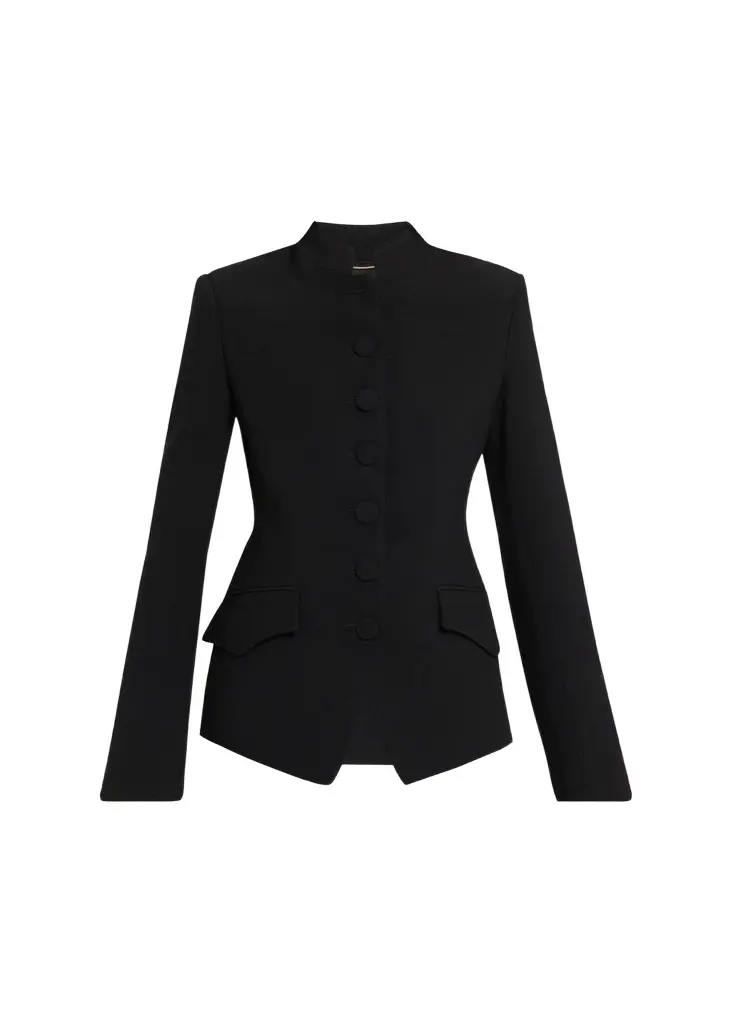 Alec Slim Crepe Jacket