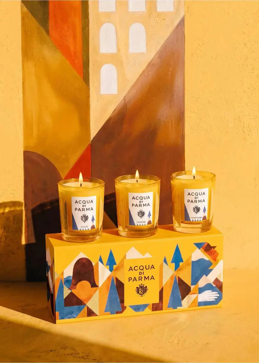 Acqua di Parma Holiday 3-Piece Scented Candle Set | Thumbnail 4 Acqua di Parma Holiday 3-Piece Scented Candle Set | Thumbnail 4