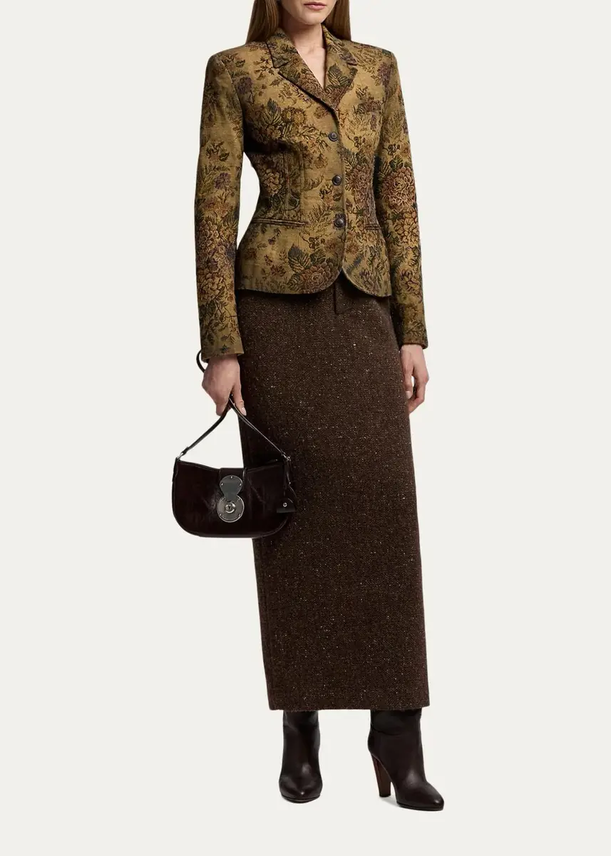 Ralph Lauren Collection Maurice Floral Gobelin Single-Breasted Jacket | Thumbnail 2 Ralph Lauren Collection Maurice Floral Gobelin Single-Breasted Jacket | Thumbnail 2
