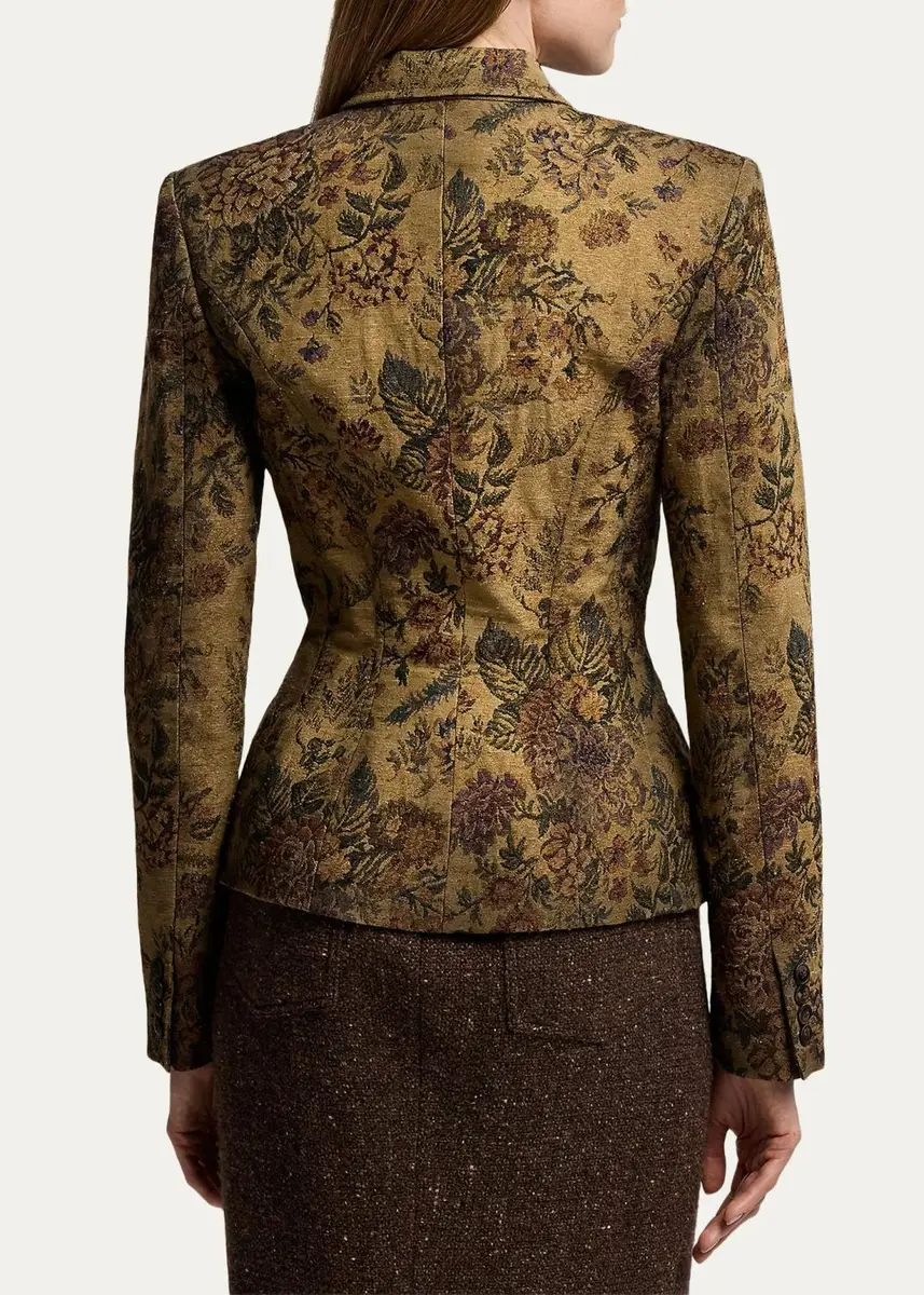 Ralph Lauren Collection Maurice Floral Gobelin Single-Breasted Jacket | Thumbnail 3 Ralph Lauren Collection Maurice Floral Gobelin Single-Breasted Jacket | Thumbnail 3