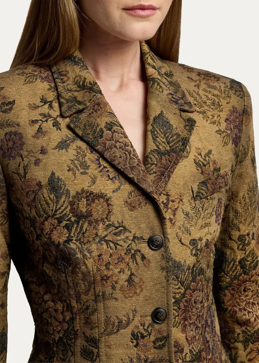 Ralph Lauren Collection Maurice Floral Gobelin Single-Breasted Jacket | Thumbnail 5 Ralph Lauren Collection Maurice Floral Gobelin Single-Breasted Jacket | Thumbnail 5