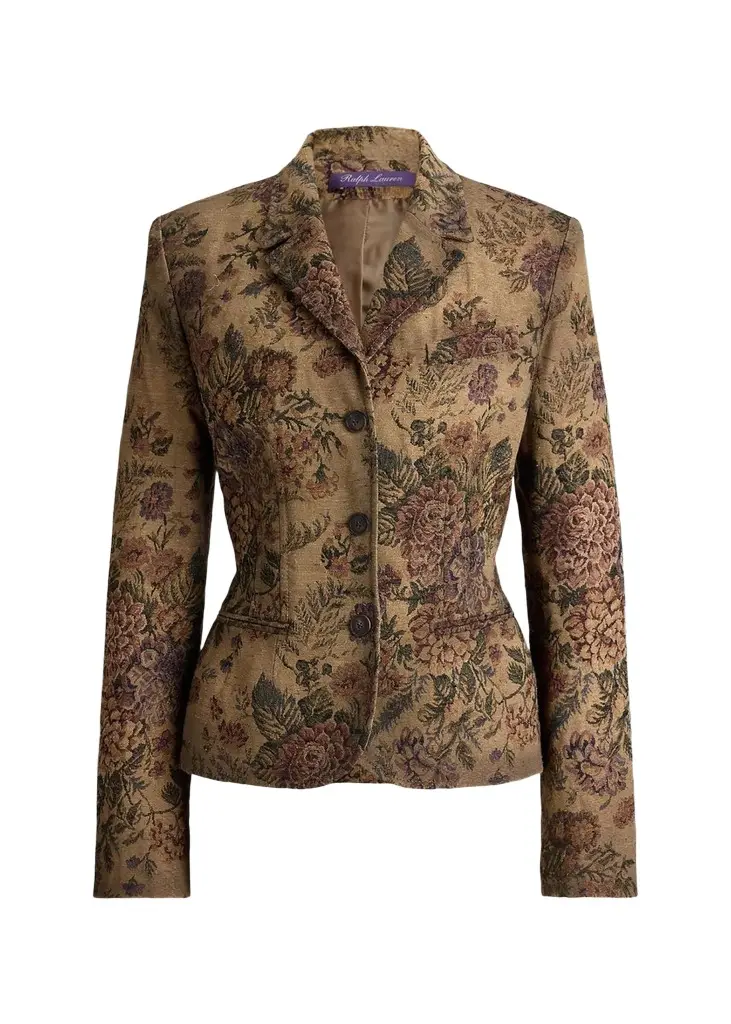 Maurice Floral Gobelin Single-Breasted Jacket